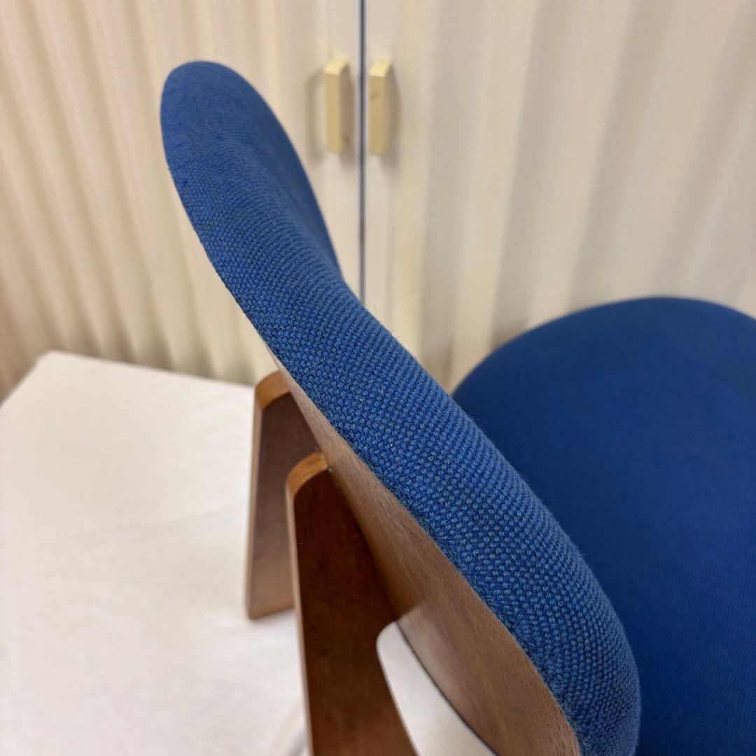 天童木工　TENDO　低座椅子　ブルー　長大作