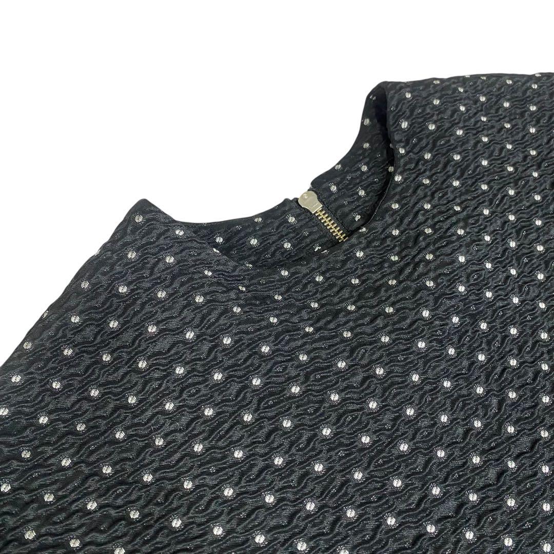 bluelea ブルレア　ジャガードブラウス