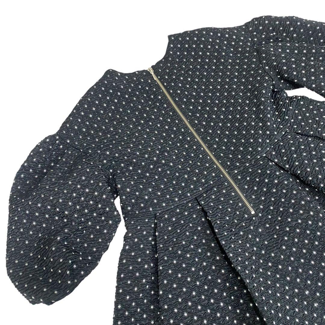 bluelea ブルレア　ジャガードブラウス