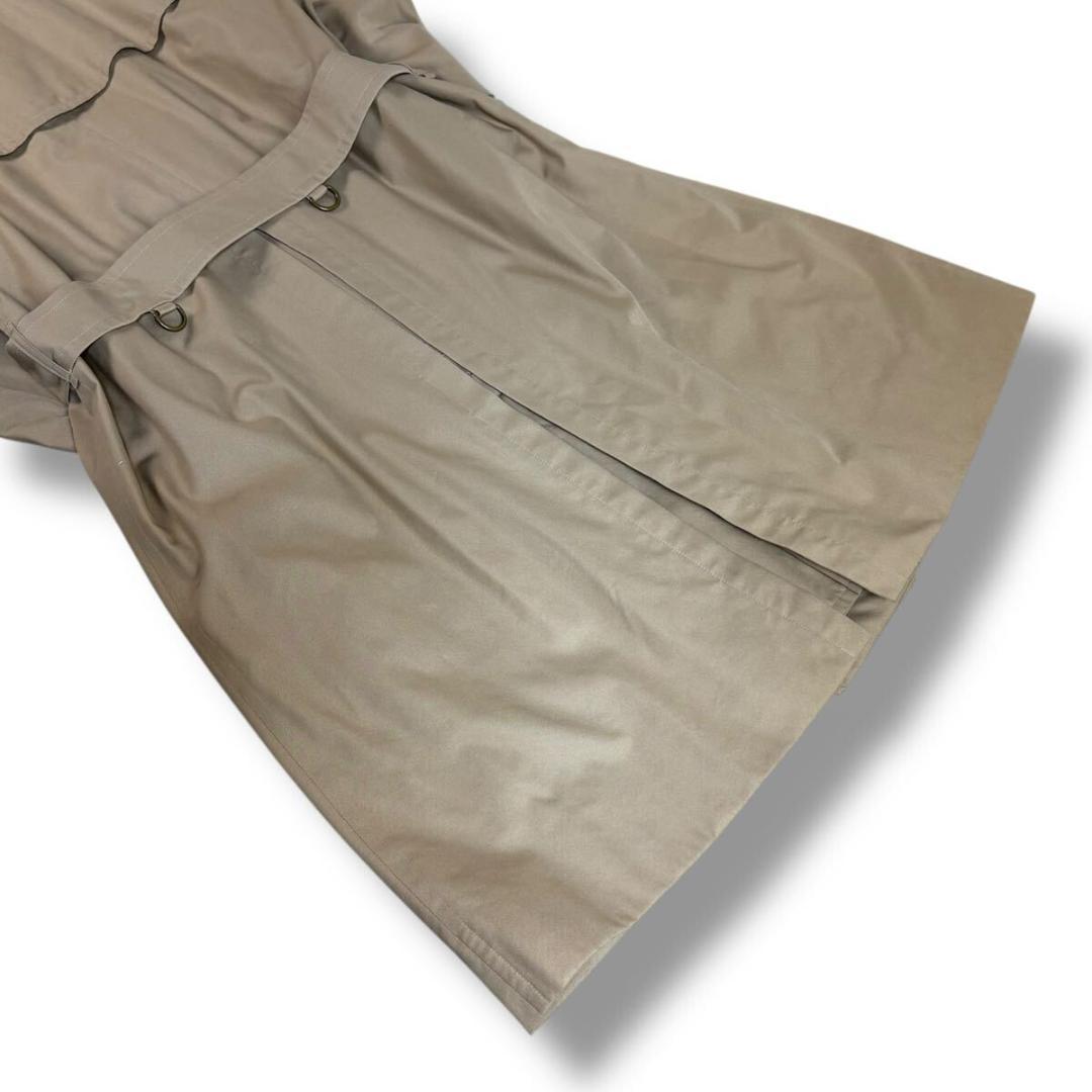 Burberry コットン ヴィンテージ トレンチコート ノバチェック Lサイズ