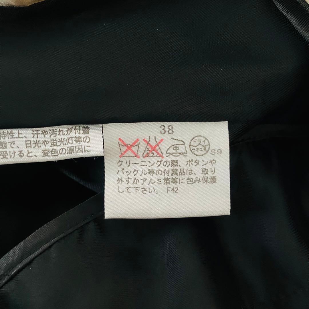 【美品】バーバリーロンドン トレンチコート ベルト ライナー ノバチェック 38