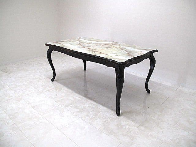 美品　ヴィンテージ　フランスベッド　アールヌーヴォー様式ダイニングテーブル