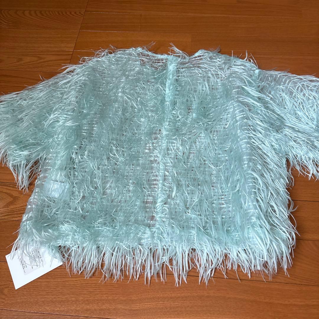 roughlow airy fringe sheer tops フリンジトップス