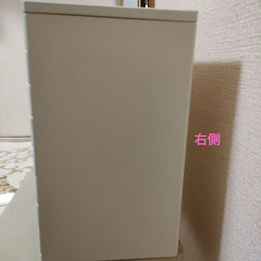 アクセサリーボックス　木製　引き出し7段プラス上段あり　白　ホワイト