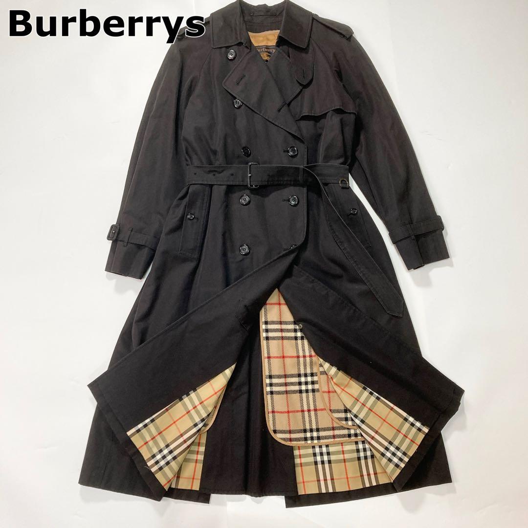 バーバリー トレンチコート ノバチェック ライナー付き ブラック 11AR