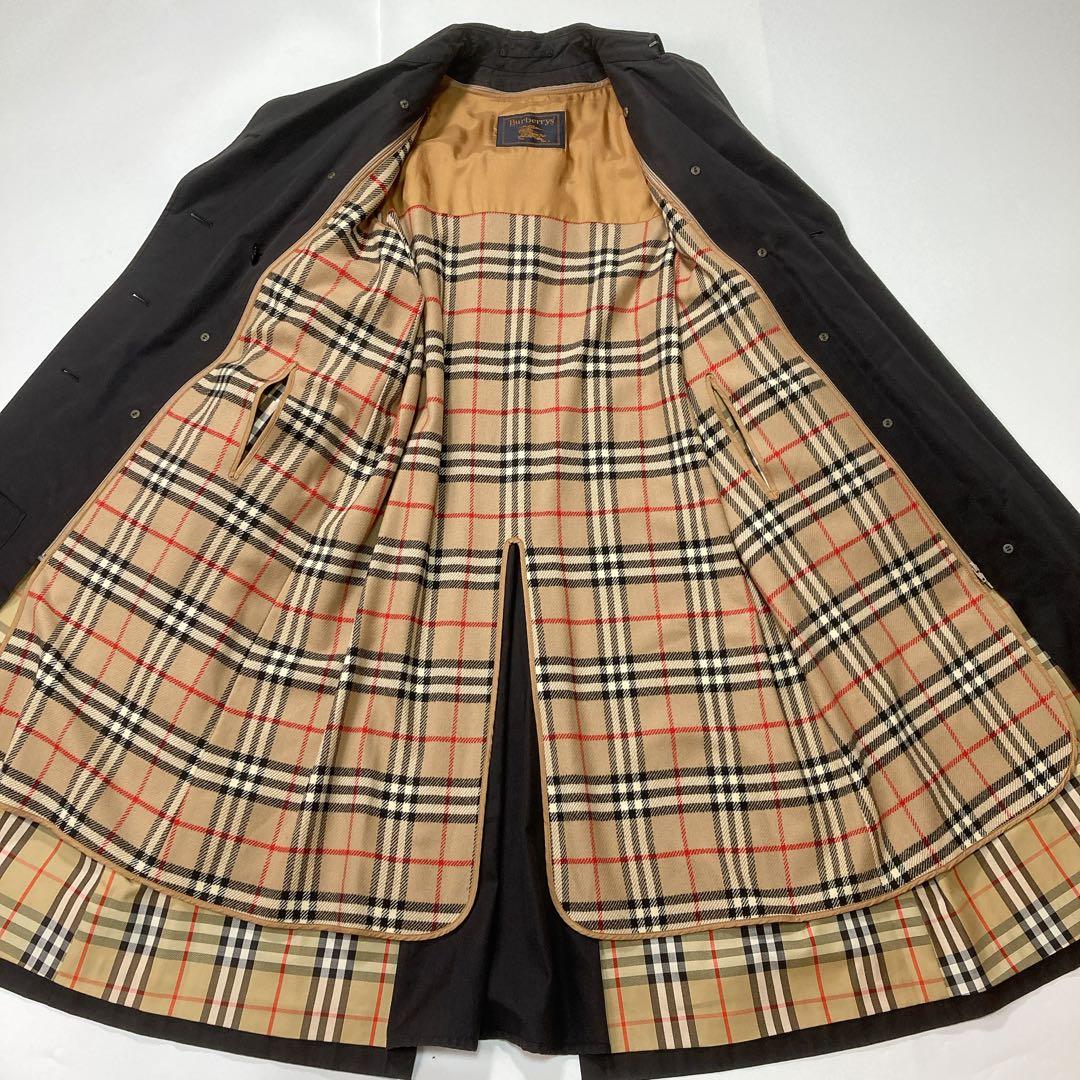 バーバリー トレンチコート ノバチェック ライナー付き ブラック 11AR