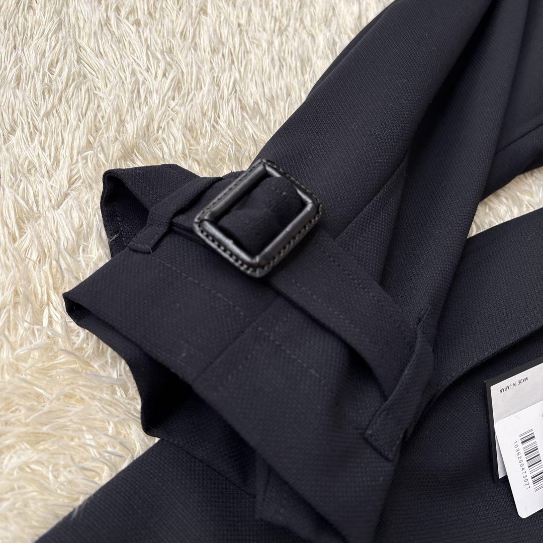 25SS新品 未使用 ES:S エス トレンチコート ネイビー 1 干場氏愛用