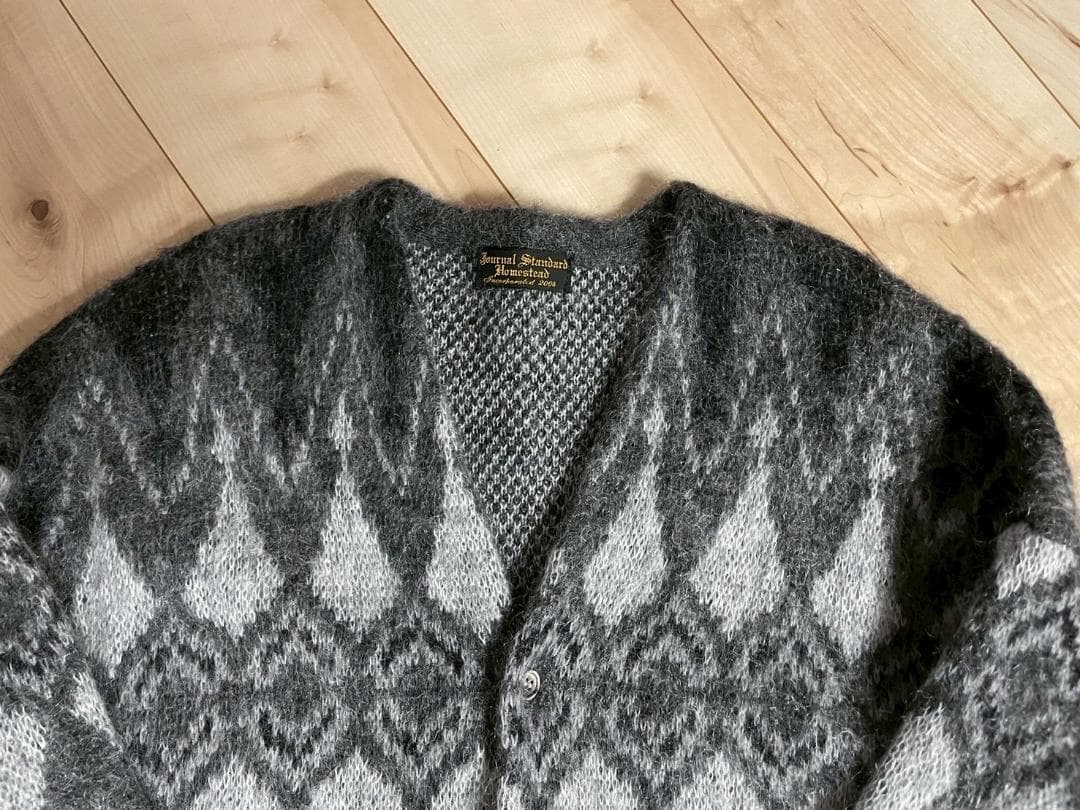 モヘア　カーディガン　ジャーナルスタンダード　モヘヤ　ニット　カートコバーン