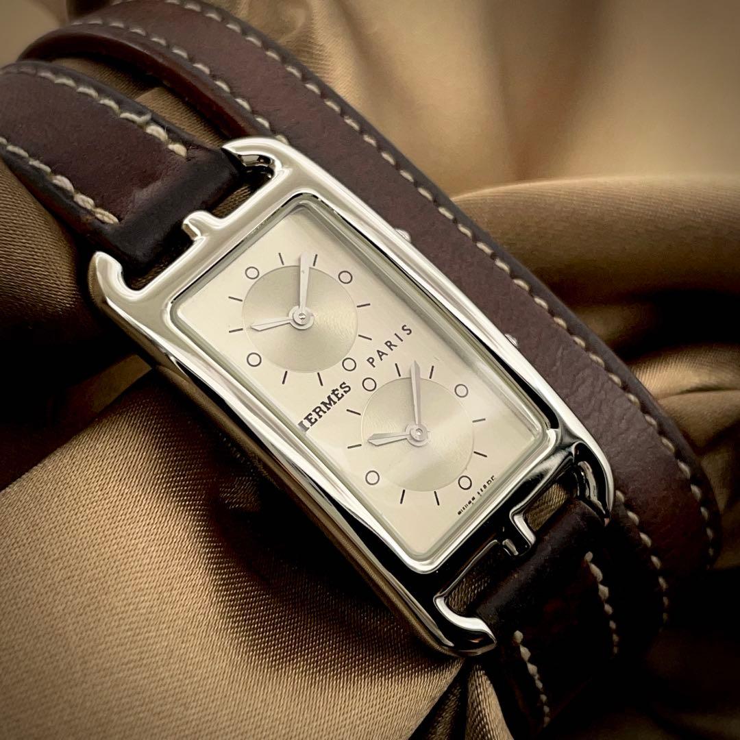 T206 エルメス ケープコッド ドゥゾーン クォーツ 箱ギャランティー付