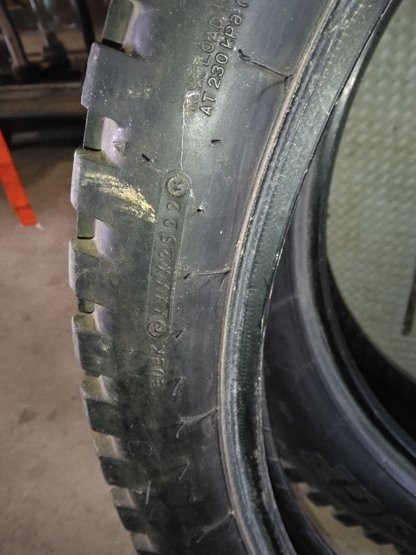 DUNLOP D803GP 前後タイヤセット　トライアル　モンテッサ　ベータ