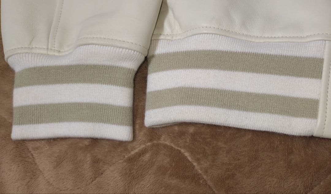 美品！Schott オールレザージャケット ホワイト