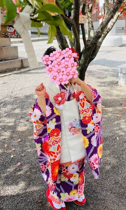 七五三　着物　3歳