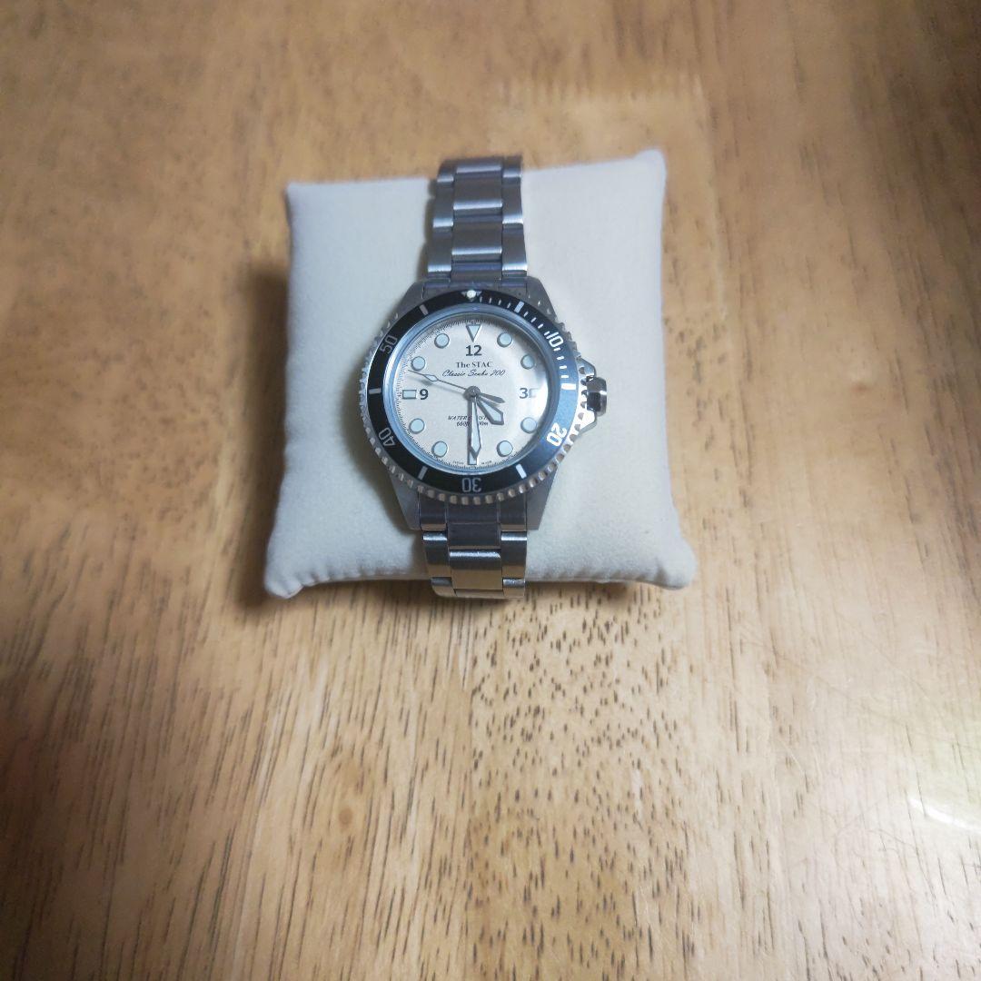TheSTAC クラシックダイバーズウォッチ アイボリー