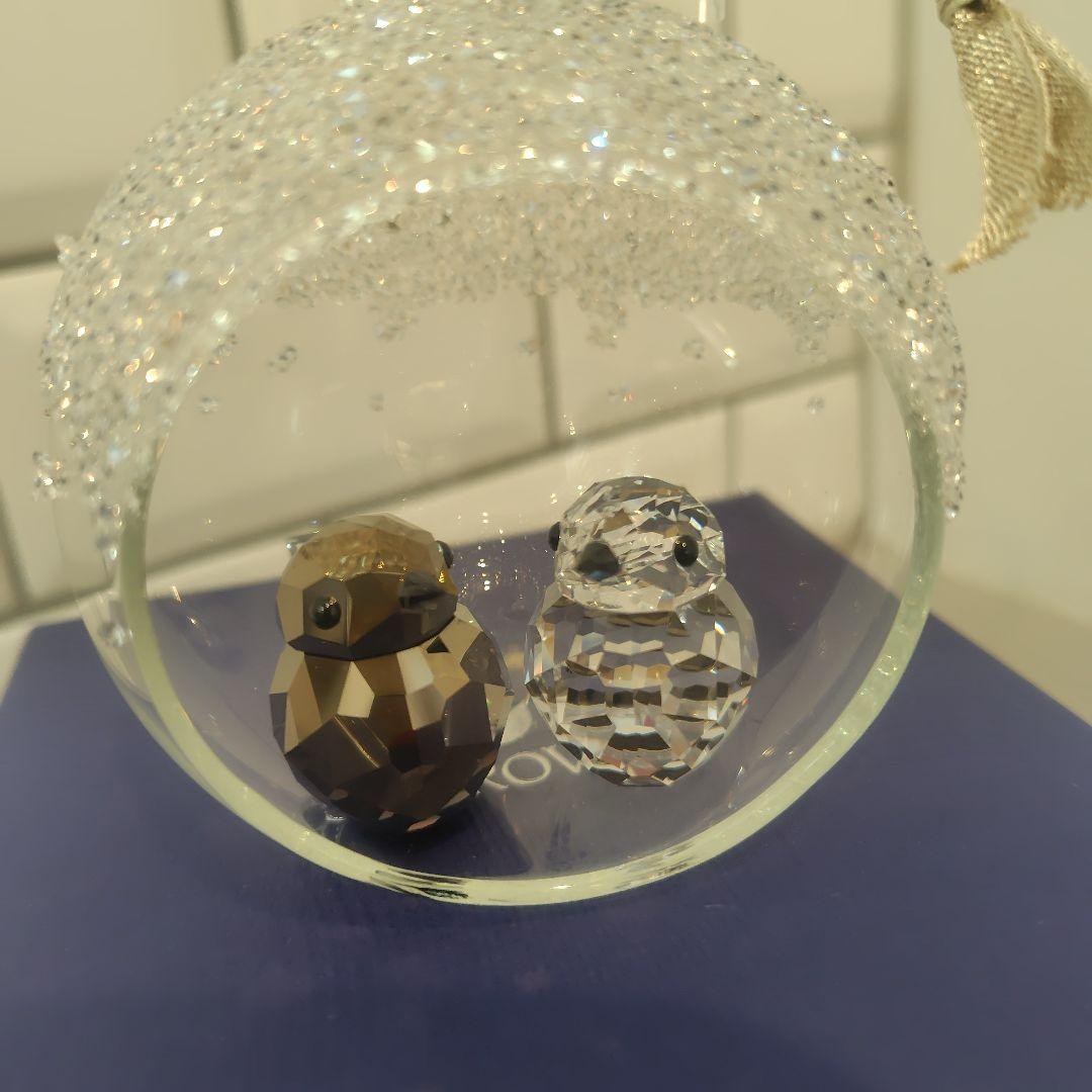 スワロフスキーSWAROVSKIオーナメント・ピックセット・ブローチ2点セット