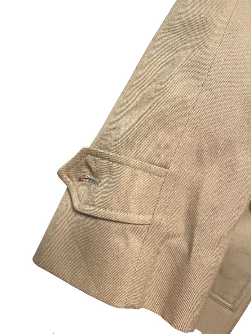 【Burberrys 】ステンカラーコート 英国製　ベージュLLサイズ