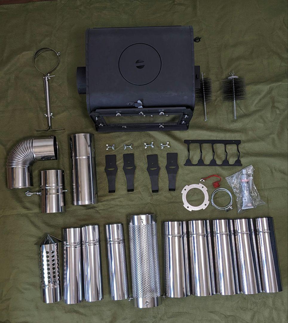 新保製作所 ミニ薪ストーブ”ＲＯＳＥ” セット