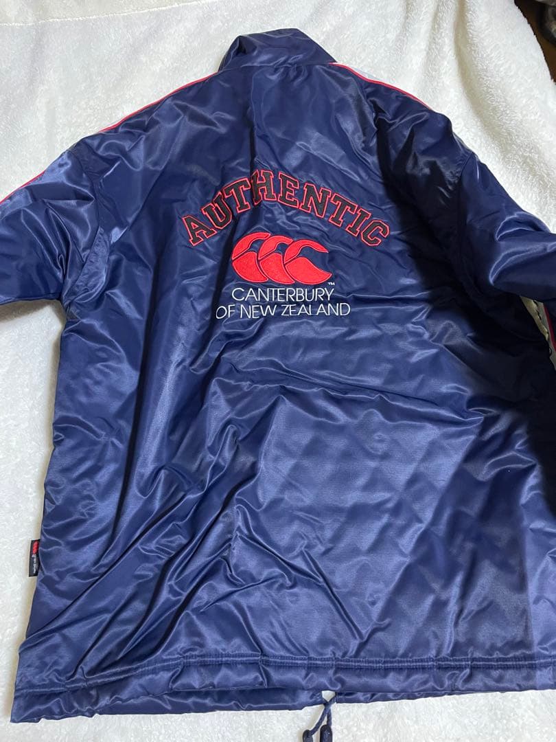 canterbury ネイビー 中綿ベンチコート Lサイズ