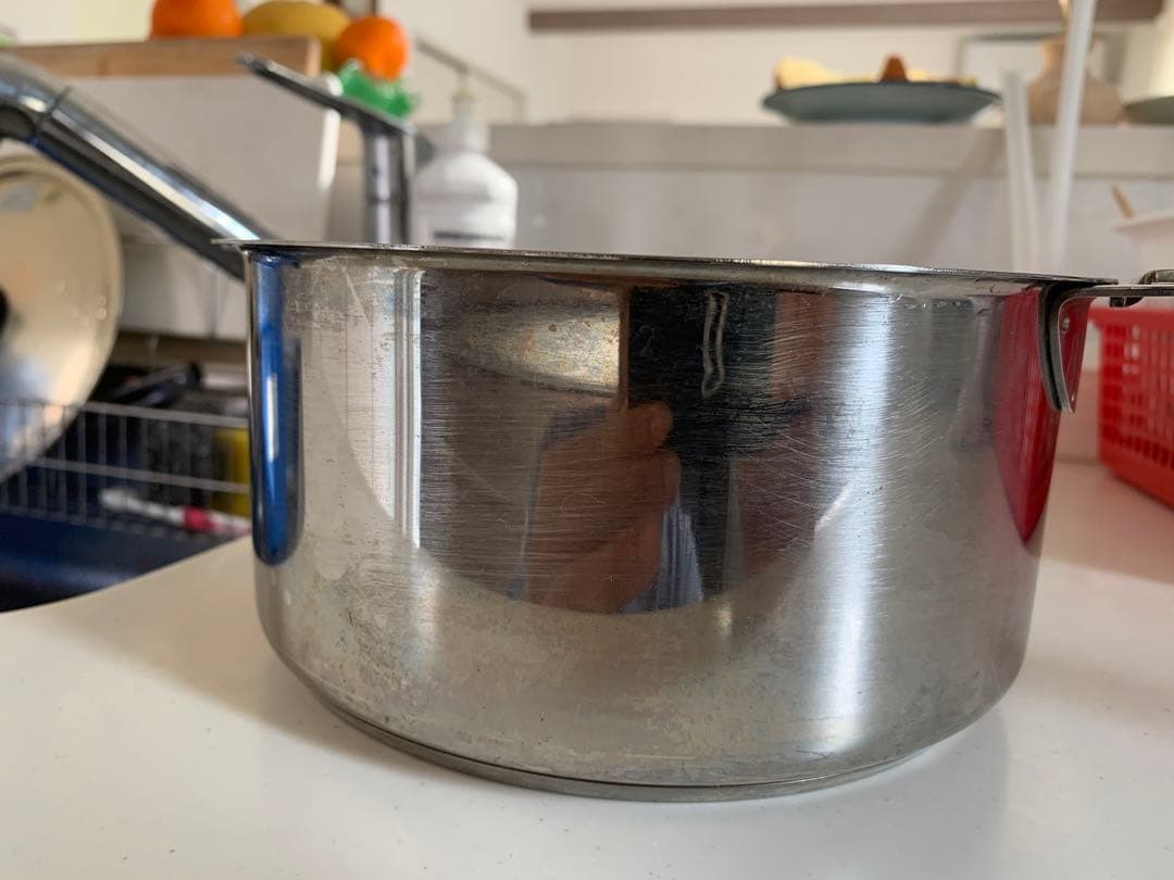 クリステル CRISTEL グラフィット 浅型鍋 両手鍋 青いハンドル