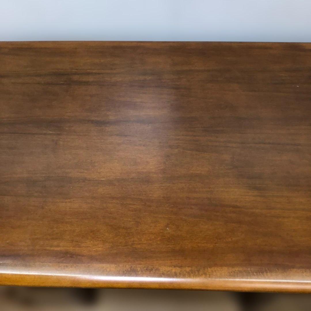 送料無料 カリモク 両袖机 デスク 高級 書斎机 重厚 天然木 251126