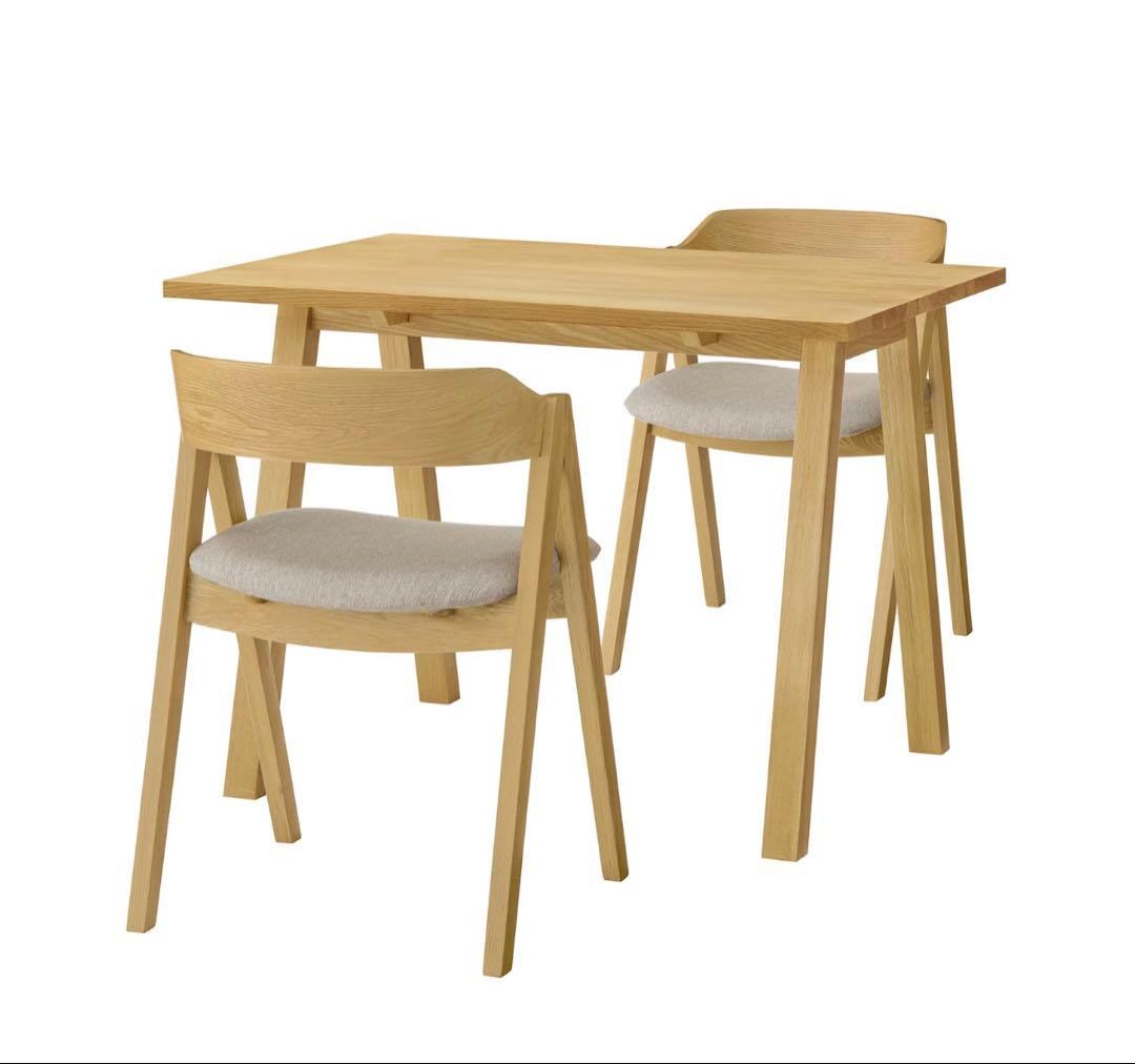 ウニコ　ELEMTダイニングテーブル　W1000 （ダイニング3点セット）