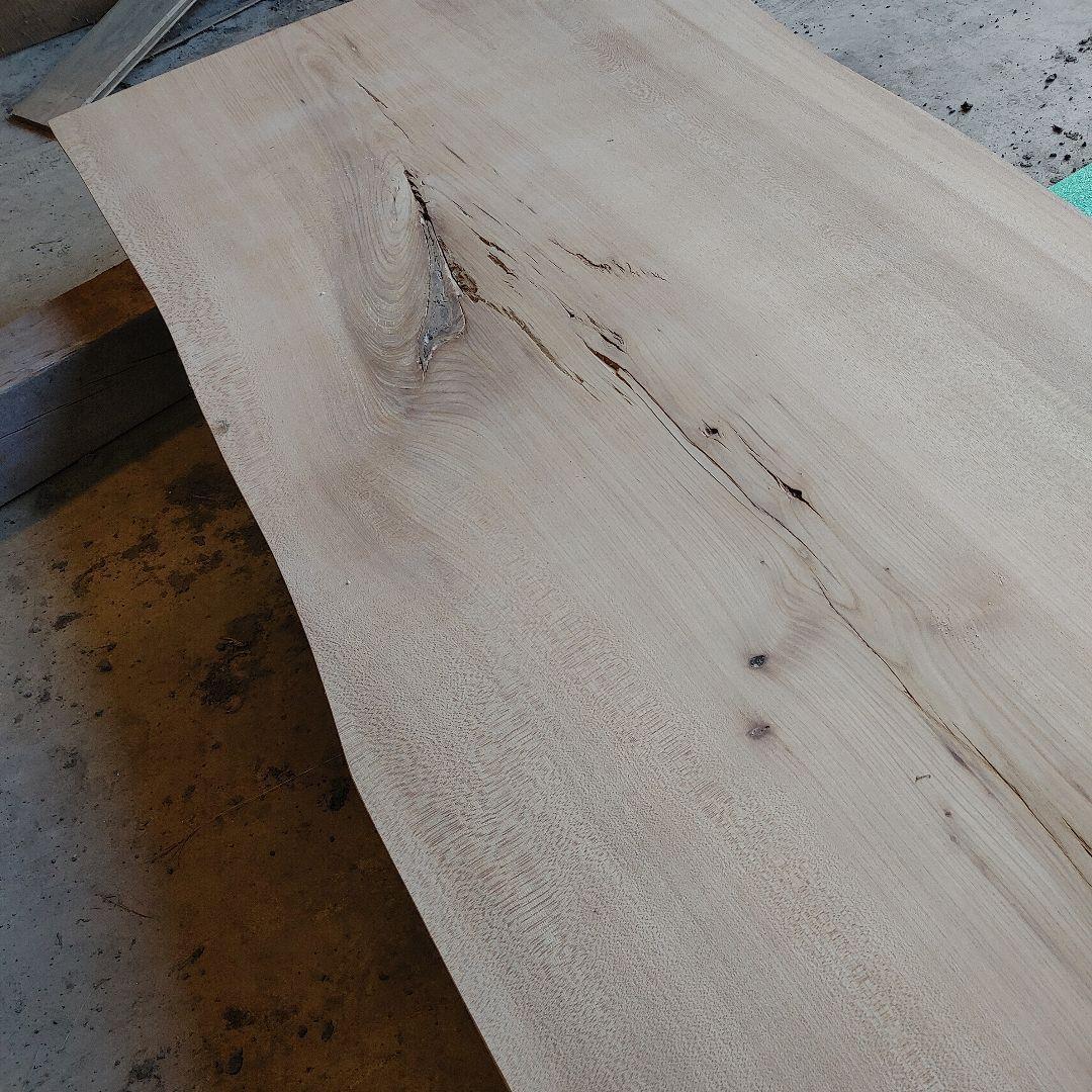 送料込み　一枚板　ニレ　楡　無垢材　天板　テーブル　カウンター　番号61