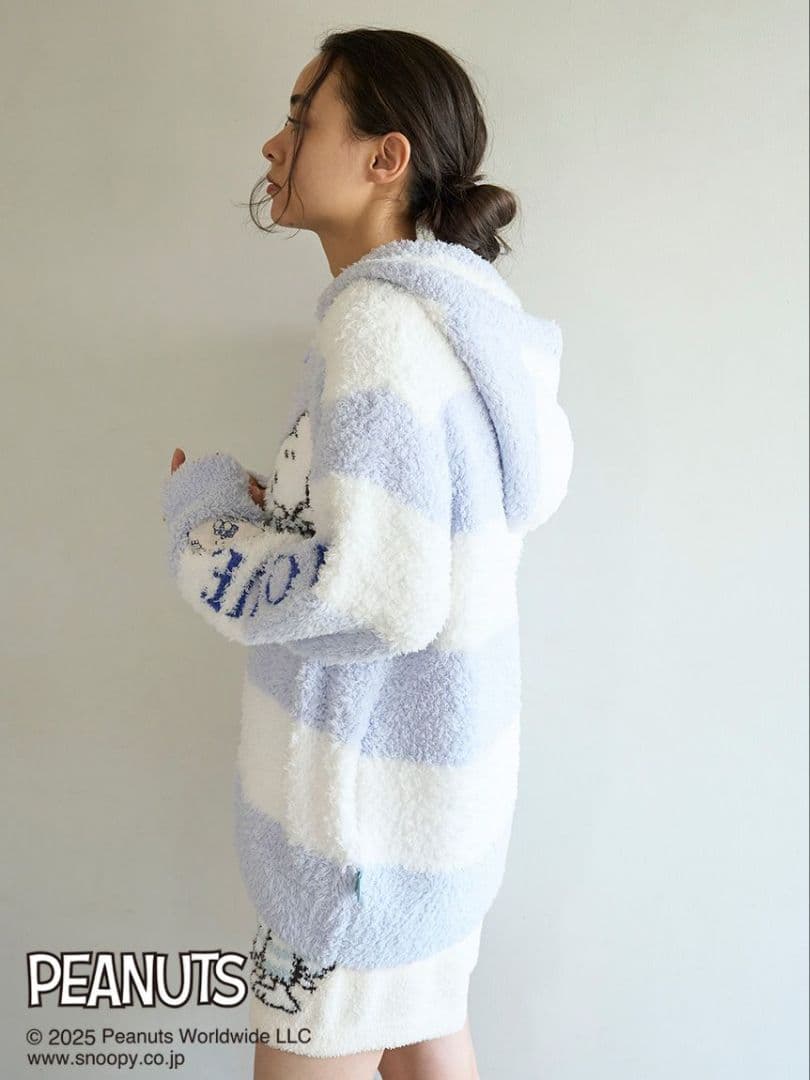 PEANUTS HOMME オリジナルアートジャガードパーカ スヌーピー