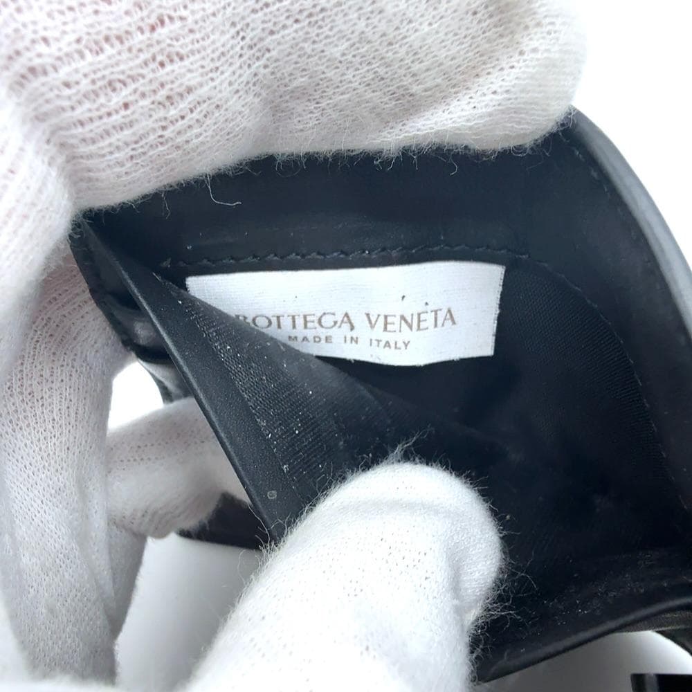 ◇ボッテガヴェネタ◇イントレチャート/マネークリップ/ブラック/ブランド