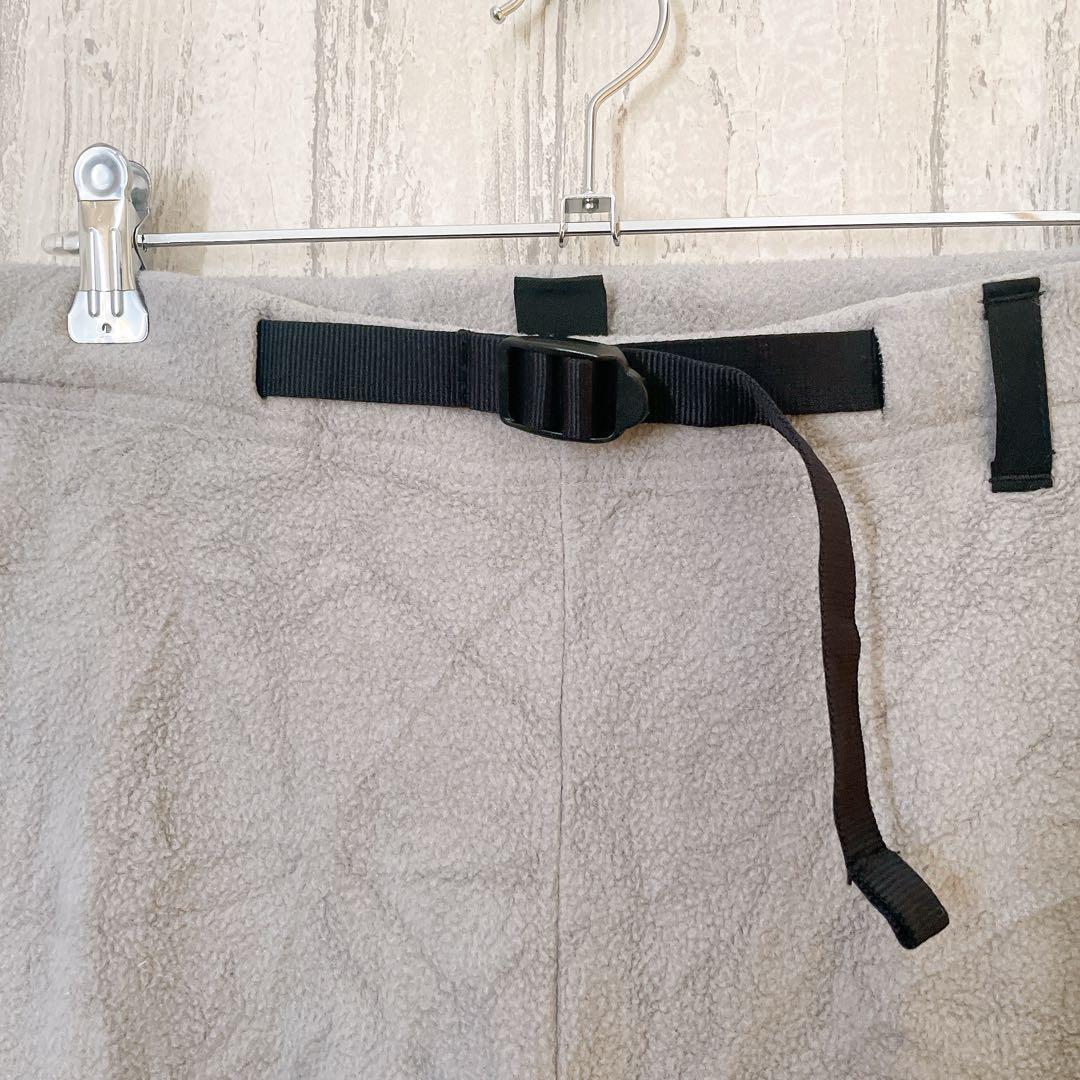 USモデル ノースフェイス ポーラテックフリースパンツグレー 海外S (M相当）