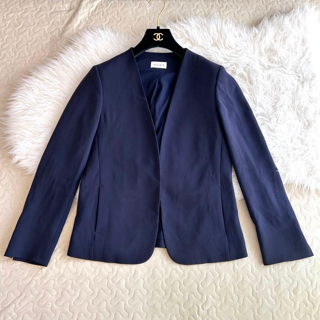 PLST 2024年　トリアセブレンドジャケット　パンツセットアップ　sizeL