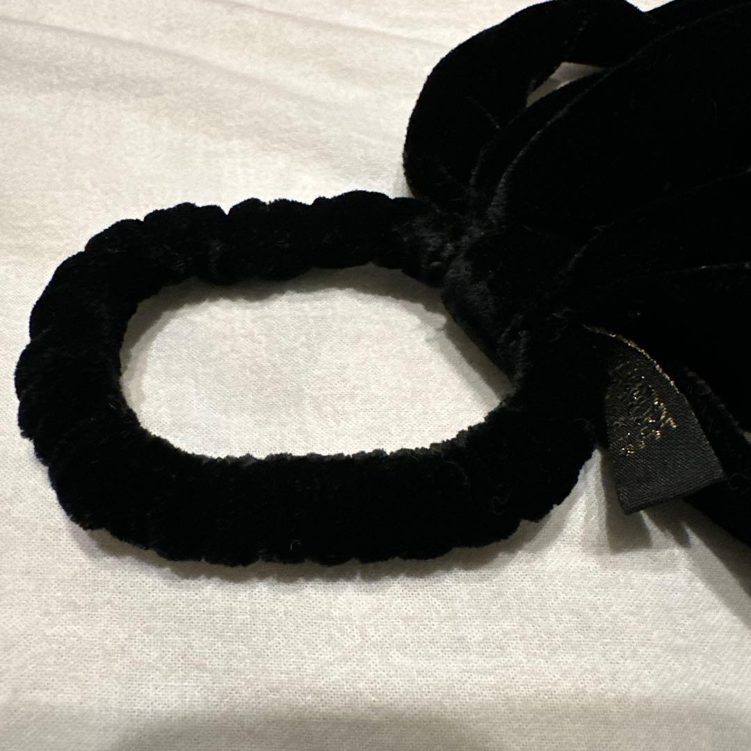 ベルベット 黒 ヘアアクセサリー ALEXANDRE DE PARIS
