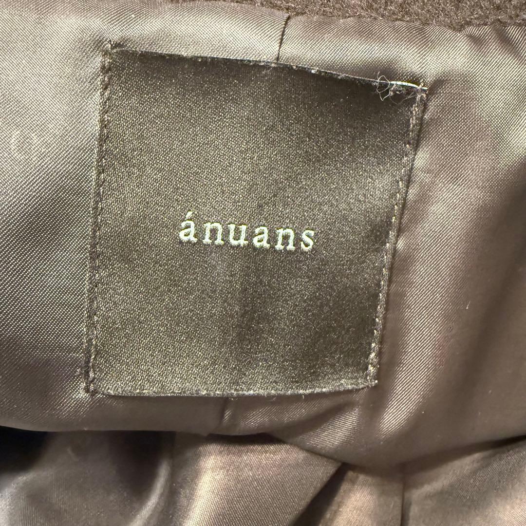【美品】anuans ウールトレンチコート　ブラウン　2023AW