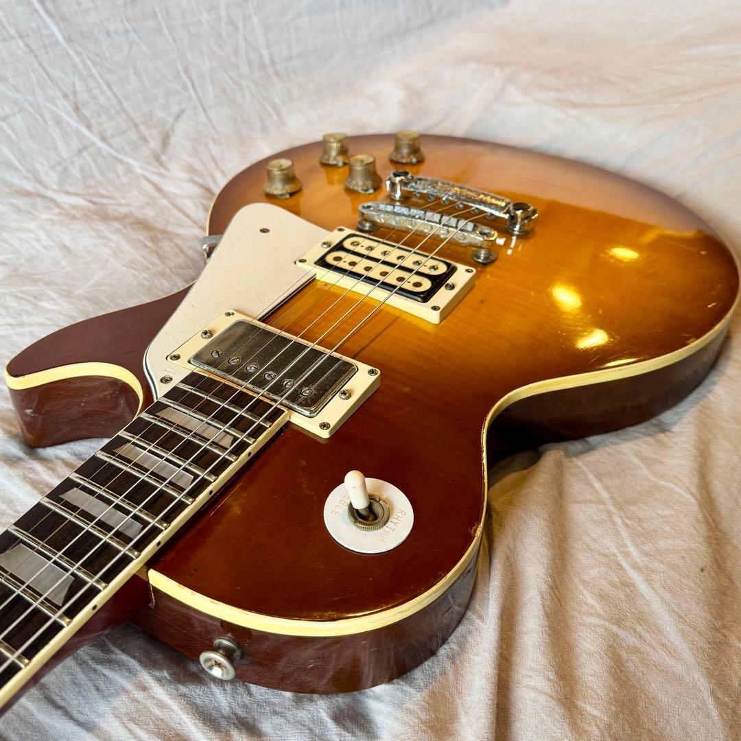 【動作確認済】グレコレスポール 1975年製フレイム杢 チェリーサンバースト