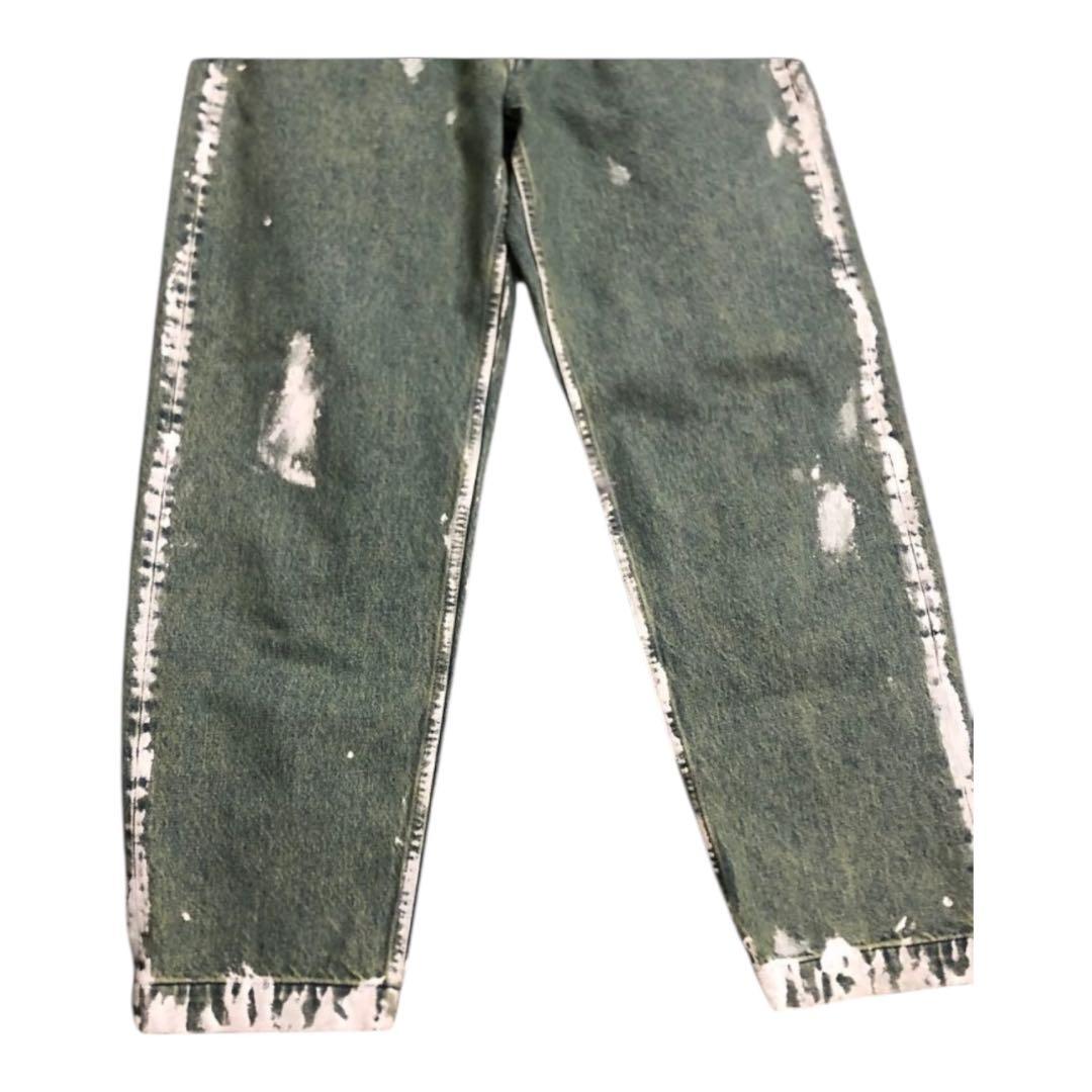 【美品】TANAKA CITYSHOP 別注 ペイントワイド デニム