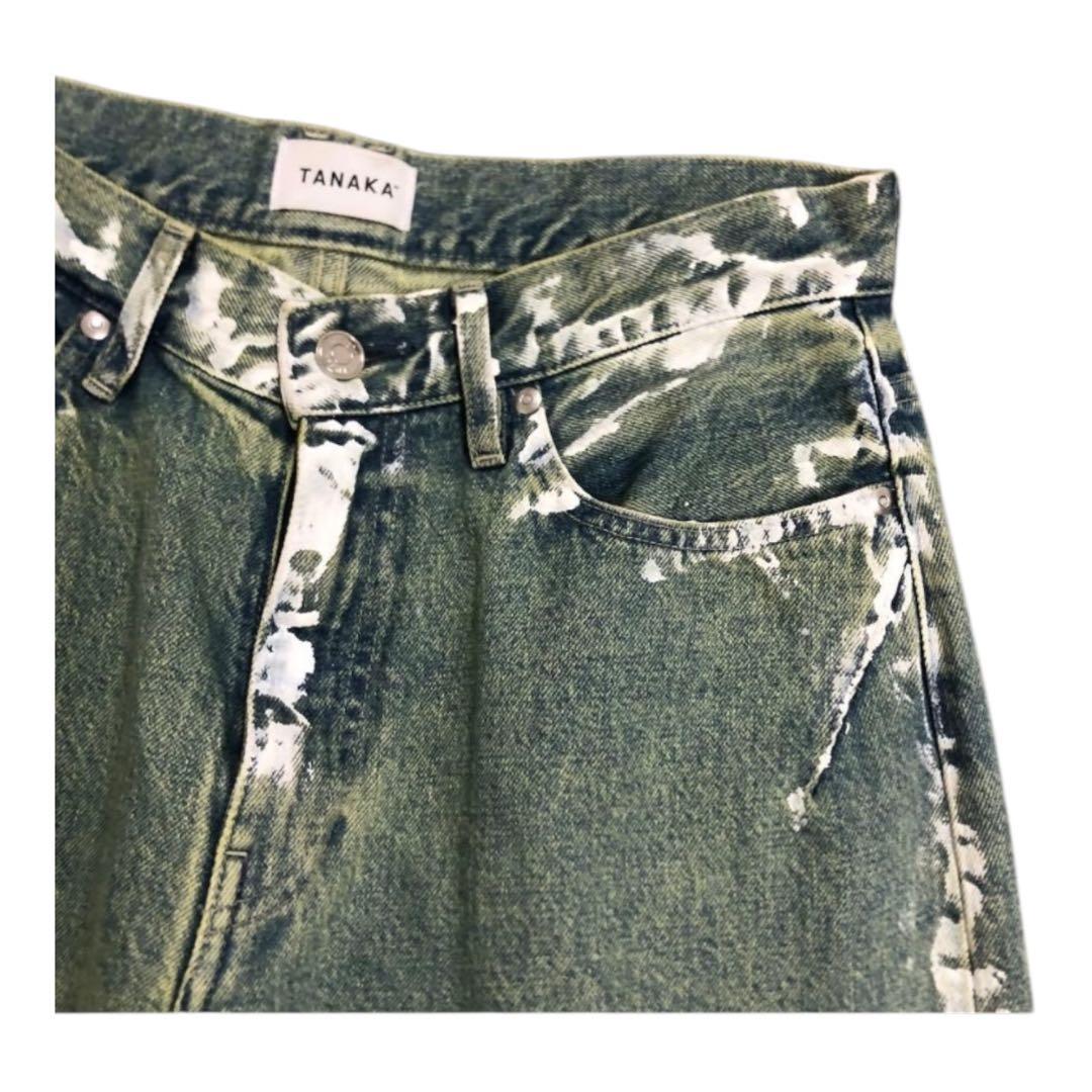 【美品】TANAKA CITYSHOP 別注 ペイントワイド デニム