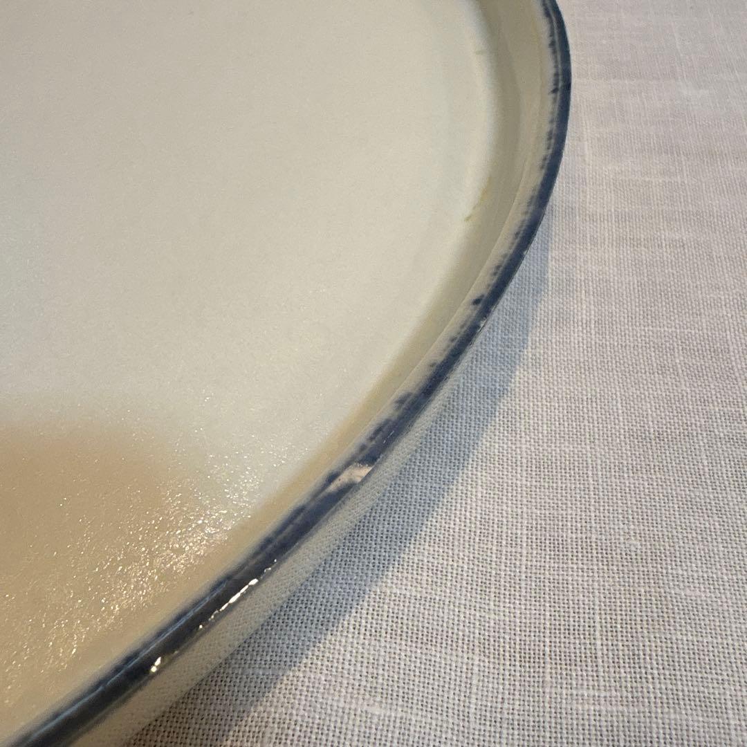 中里花子_ 大皿 プレート 未使用　Φ29cm× h2cm