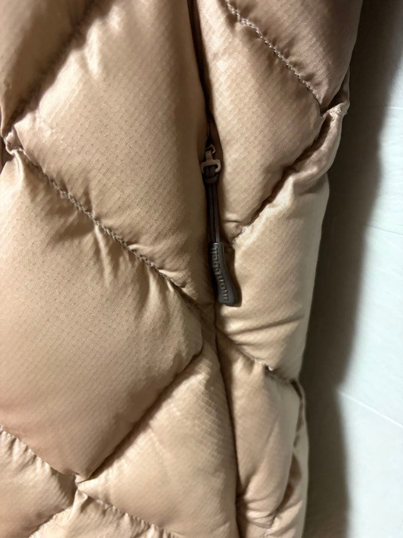 mont-bell ライトアルパインダウンジャケット レディース L ベージュ