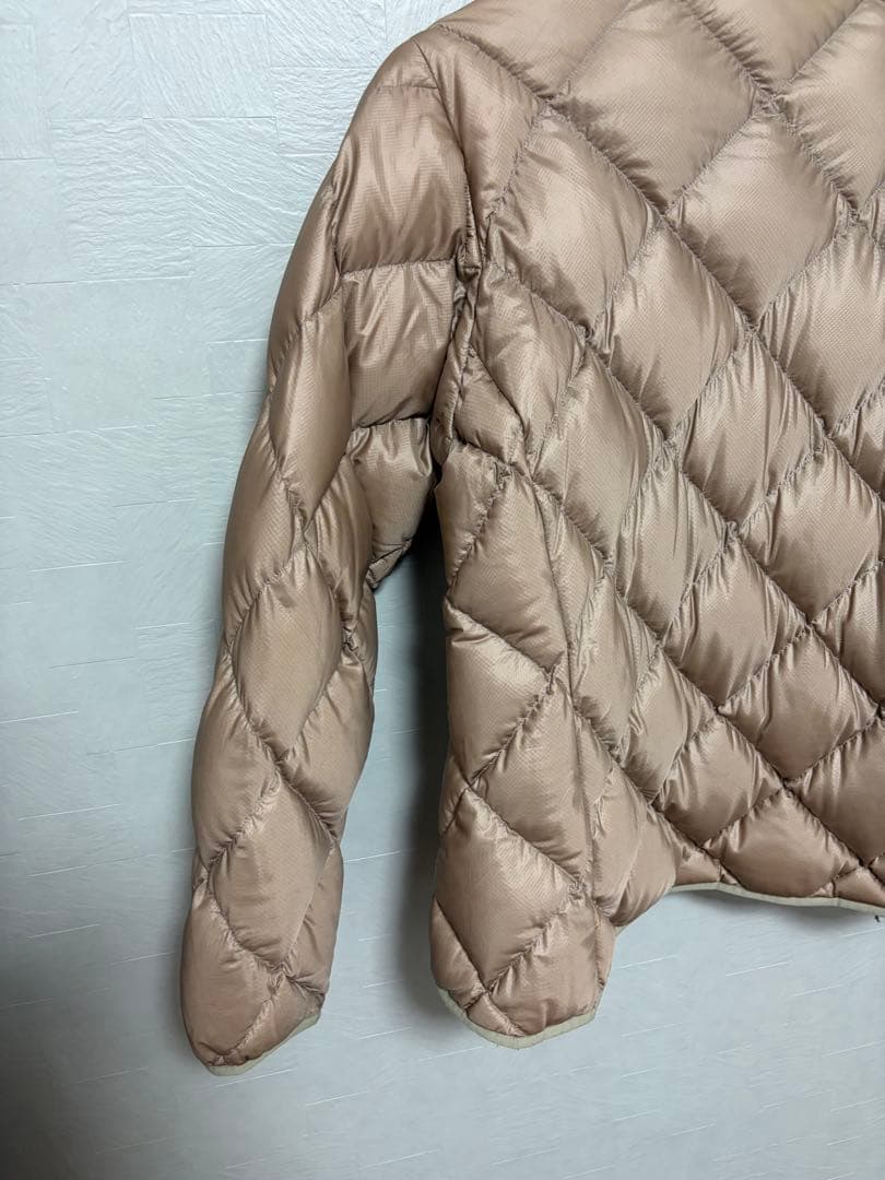 mont-bell ライトアルパインダウンジャケット レディース L ベージュ