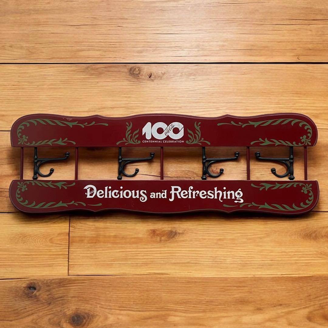 コカコーラ　100周年記念　ウォールフック コートラック　フック　壁掛けフック