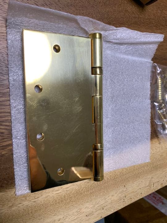 BALDWIN 真鍮無垢　蝶番　ヒンジ　日本取り扱いなし