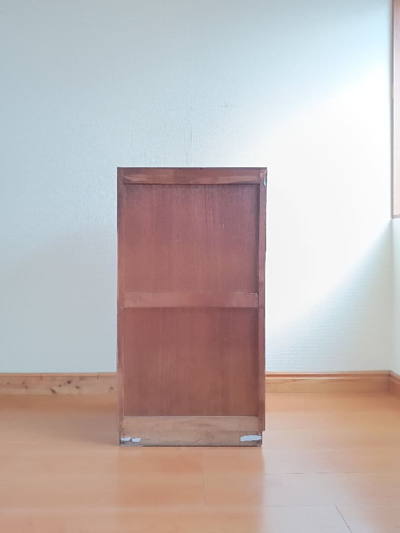 昭和レトロ ペイント 5段チェスト／古道具 箪笥　引き出し