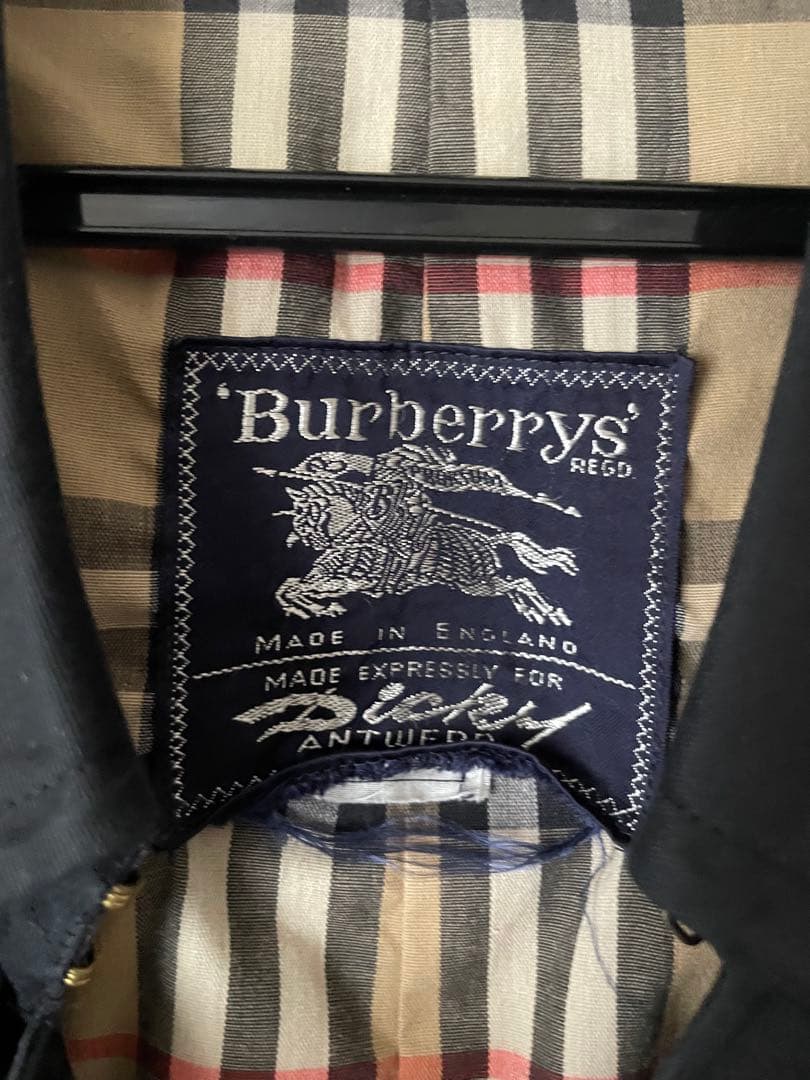 Burberrys ブラック 黒 トレンチコート