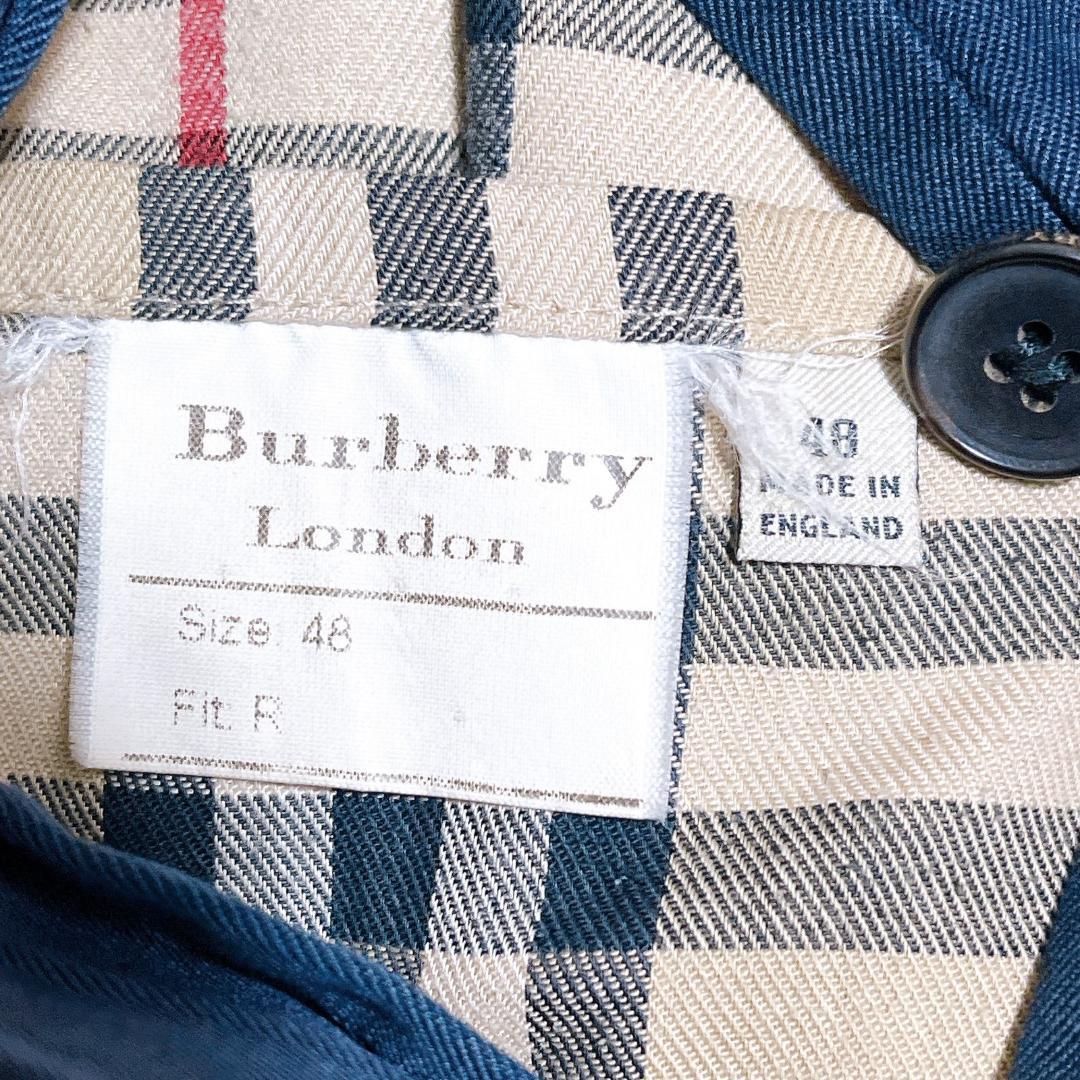 BURBERRY ロンドン ノバチェック トレンチコート NV クリーニング済み