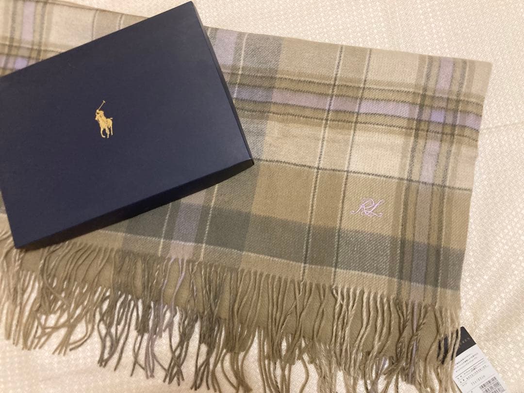 【新品未使用】ラルフローレン　膝掛け