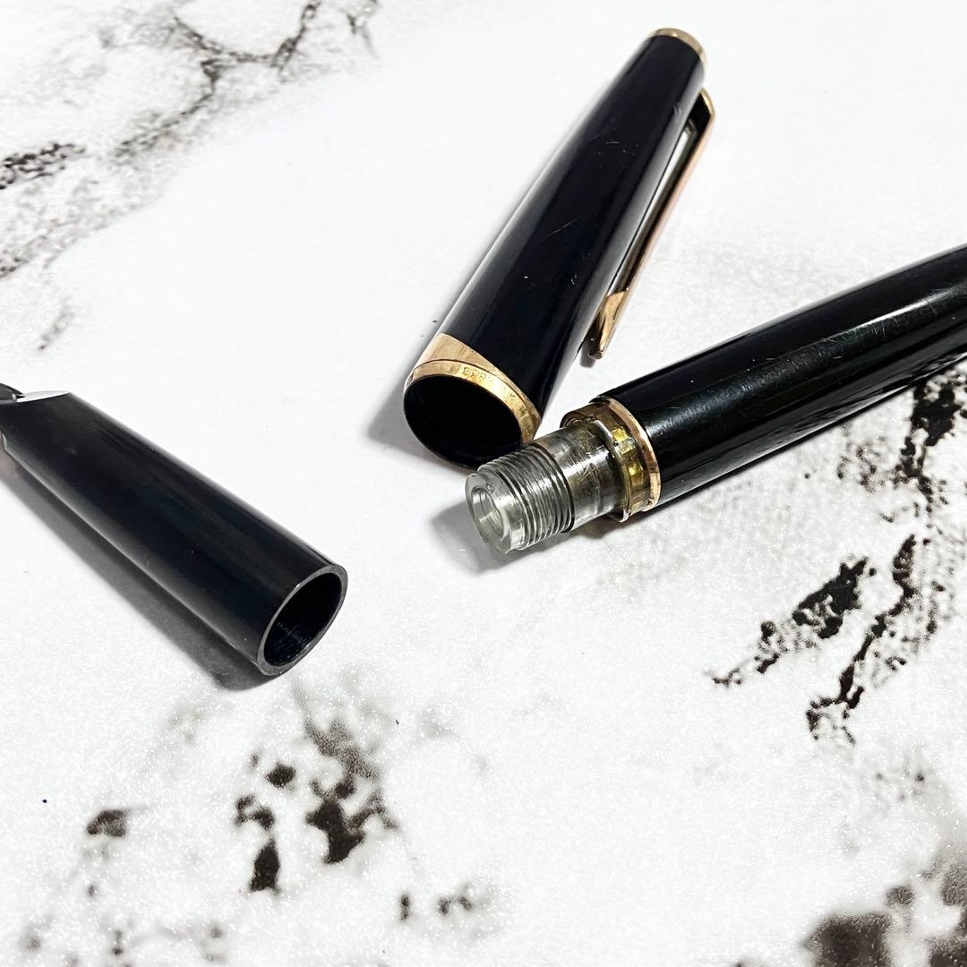 モンブラン 万年筆 121 ペン先 750 18K ブラック ホワイトスター