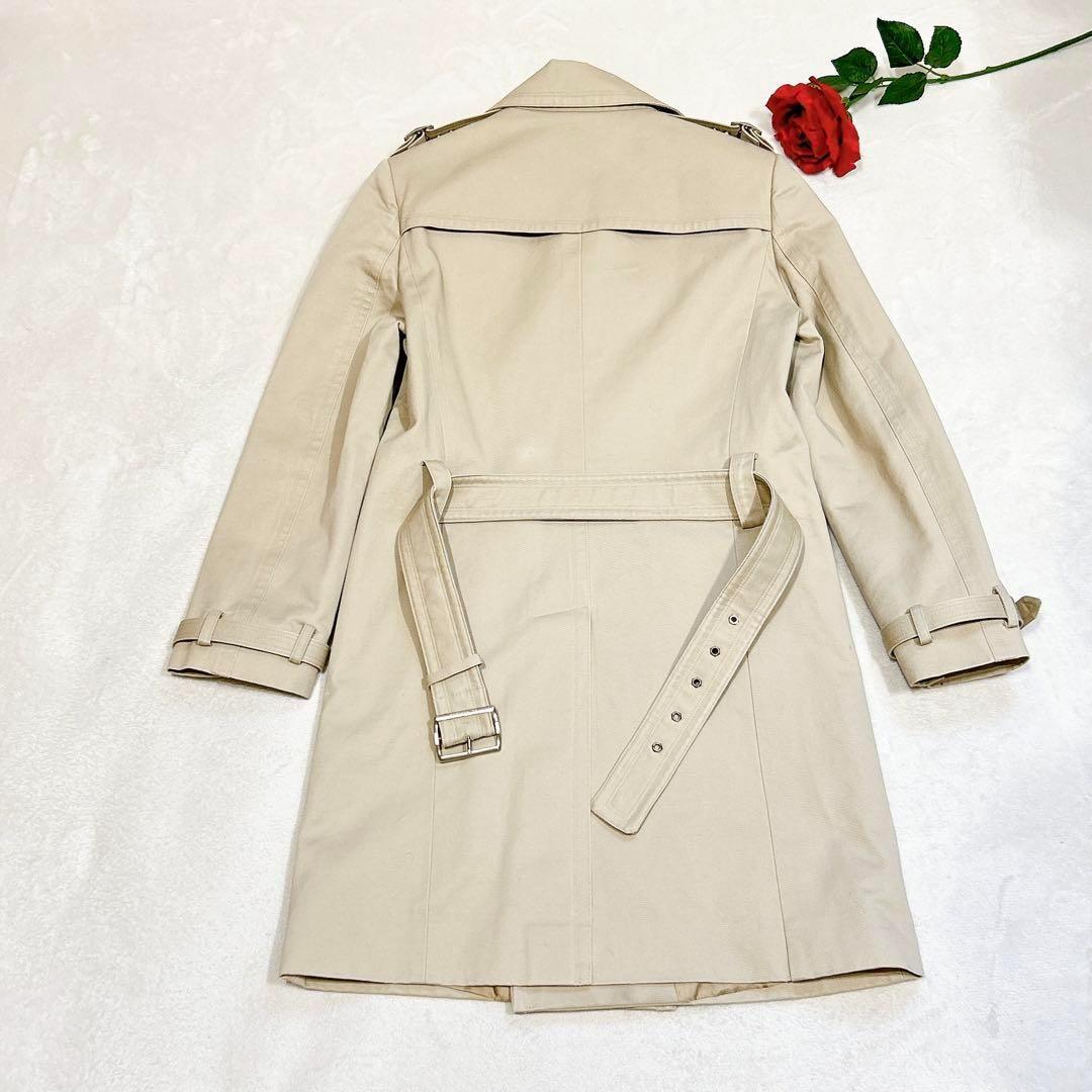 極美品✨　バレンシアガ　トレンチコート　ベージュ　銀タグ　イタリア製　ベルト