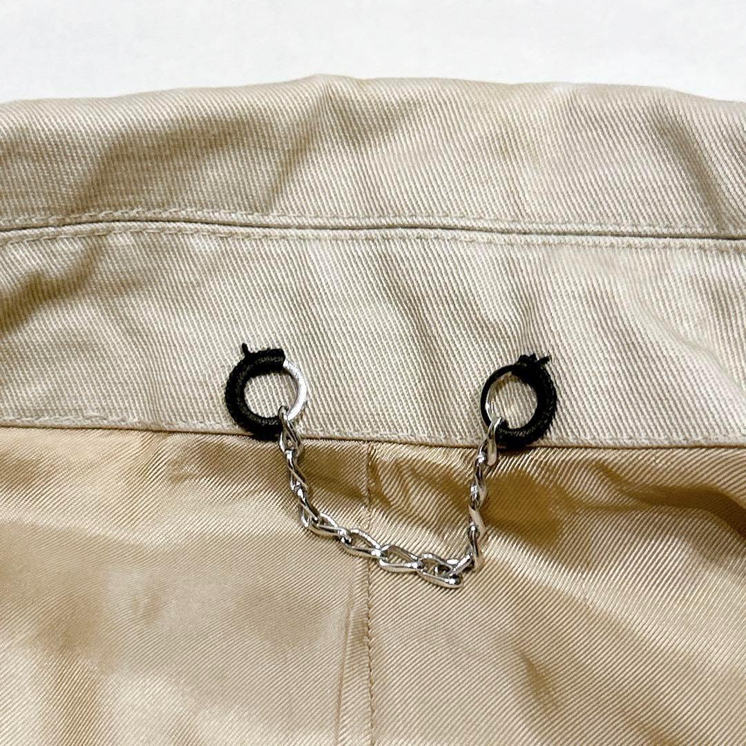 極美品✨　バレンシアガ　トレンチコート　ベージュ　銀タグ　イタリア製　ベルト