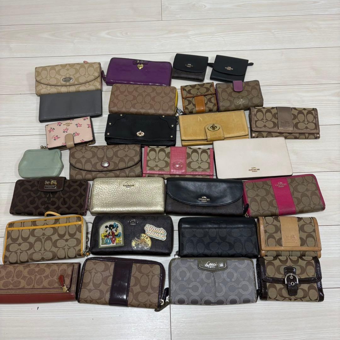 コーチ のみ 財布 長財布 ラウンドファスナー 二つ折り財布 等 まとめ