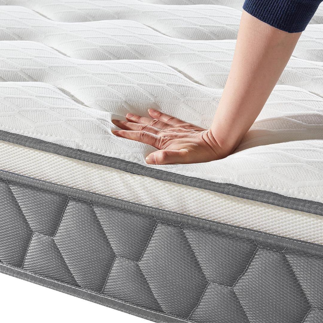 マットレス シングル 極厚26cm 高反発 高密度ウレタン ポケットコイル式