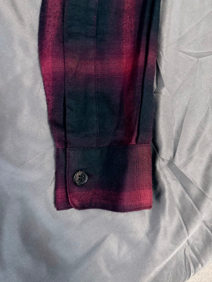 SAINT LAURENT 2015エディ期 サイズXS 長袖チェックシャツ