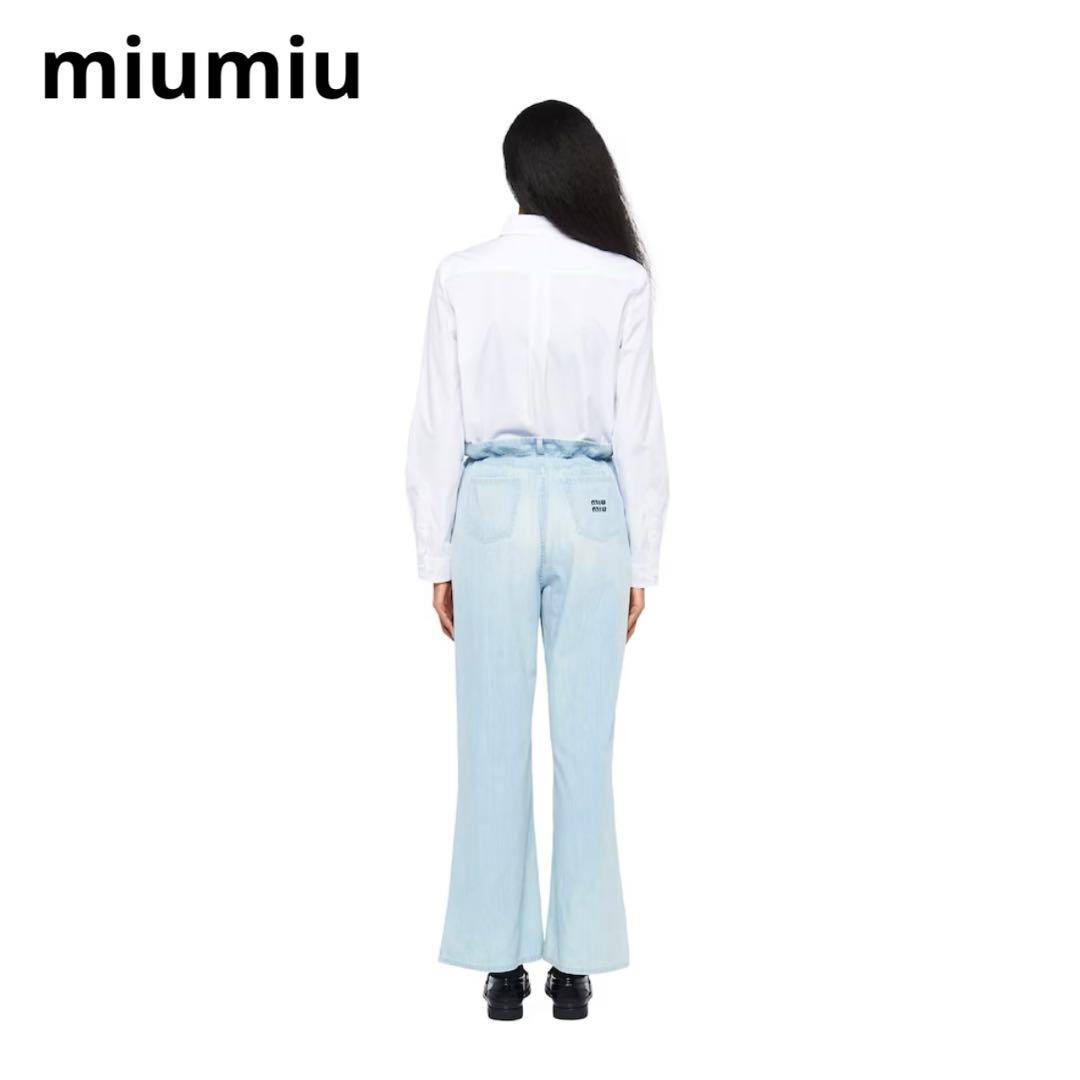 【新品未使用】 25ss miumiu ワイドデニムパンツ 26